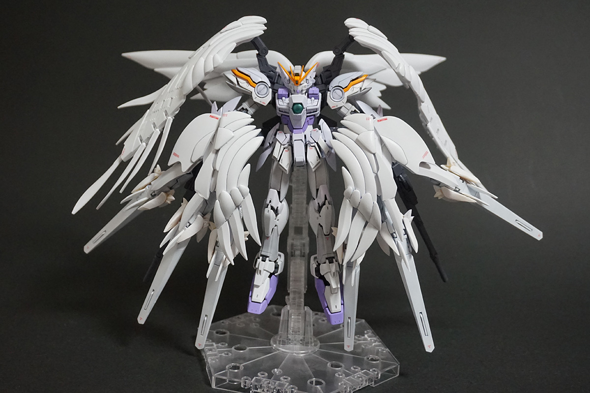 ウイングガンダムゼロ スノーホワイト ew ver ka 塗装完成品 ガンプラ