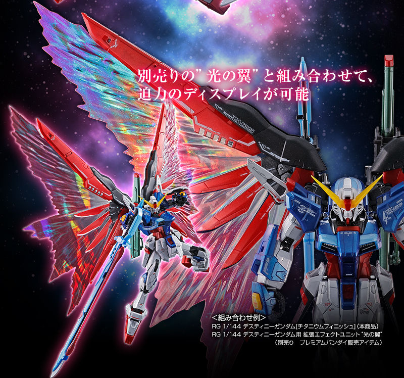 RG デスティニーガンダム 光の翼 - 通販 - pinehotel.info