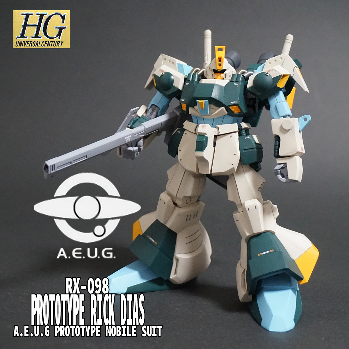 Hguc プロトタイプ リック ディアス Hgbd ビルドガンマガンダム改造 完成