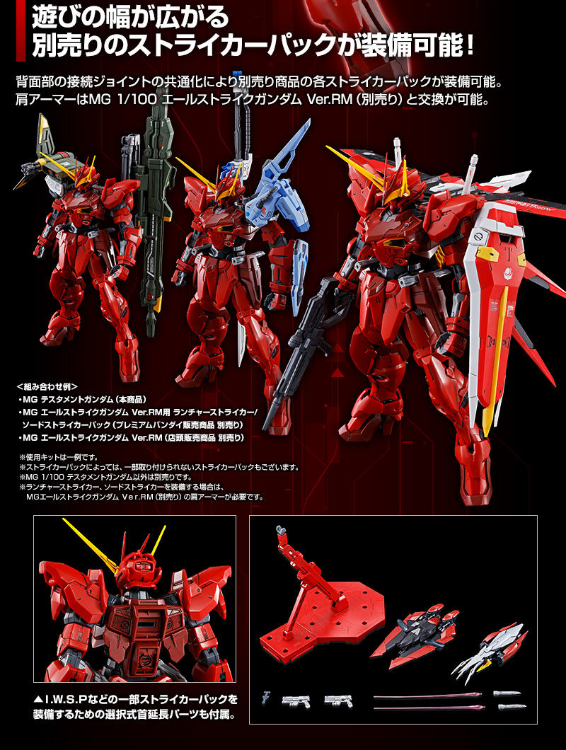 MG 1 100 RGX-00 テスタメントガンダム ガンプラ マスターグレード 