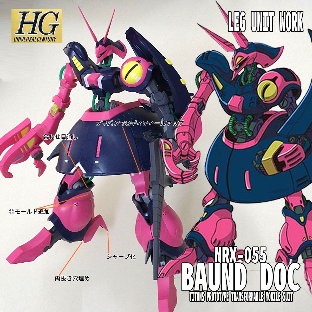 HG バウンドドック 完成品 ガンプラ - luknova.com