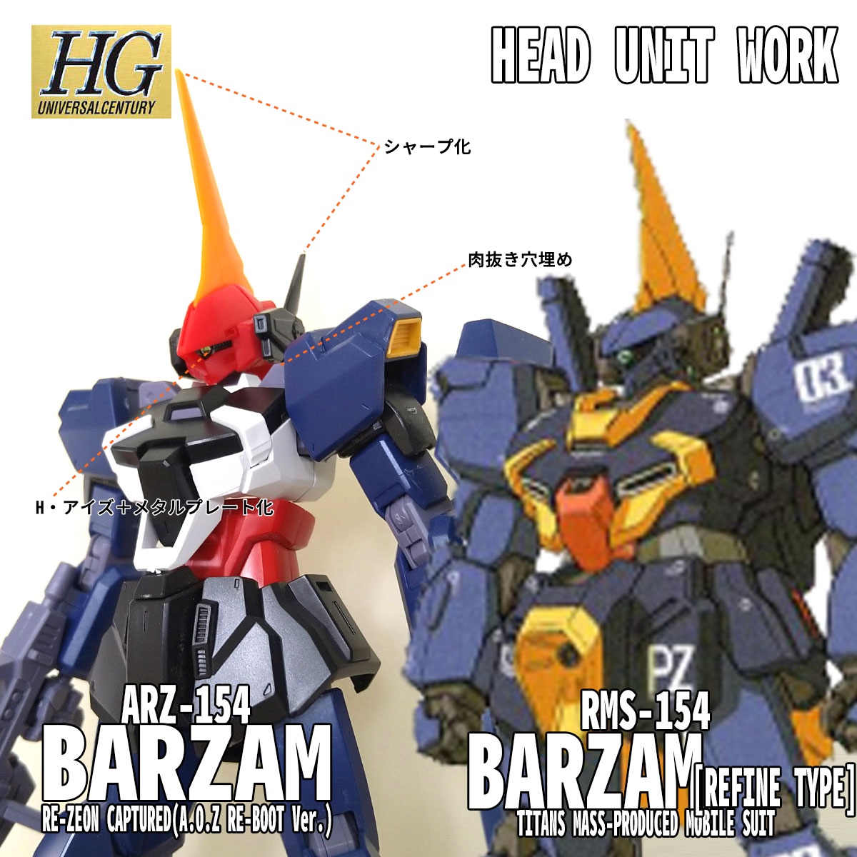 HG 1 144 バーザム A O Z RE-BOOT ver. 限定品 - 通販 - gofukuyasan.com