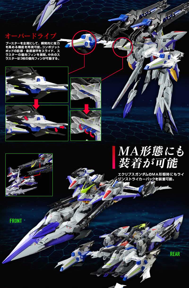 MG エクリプスガンダ+ライジンストライカー マニューバーストライカー