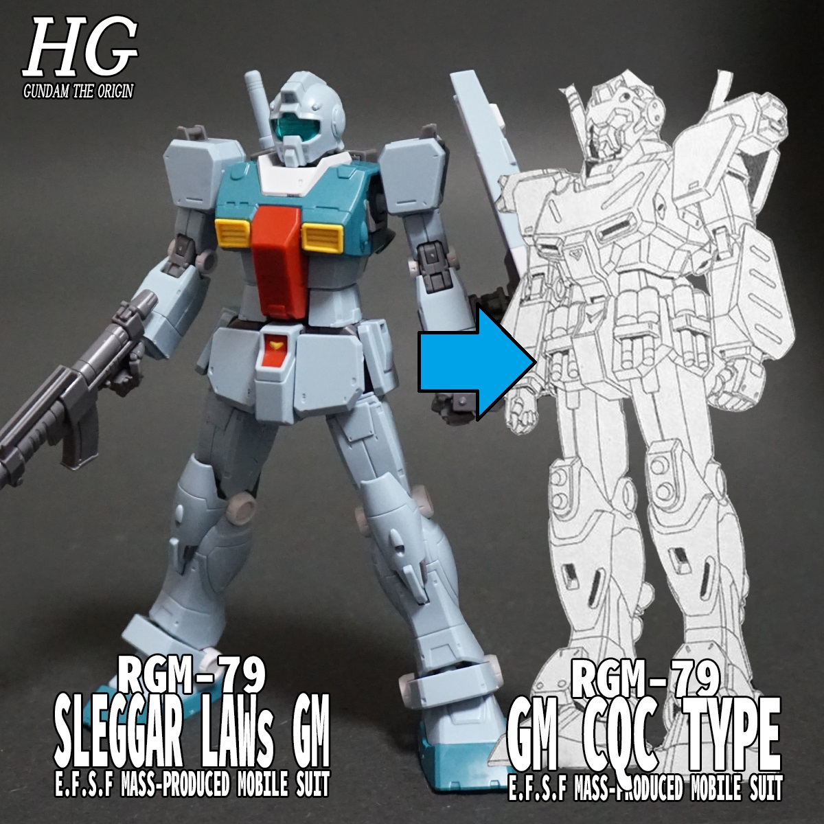 HG スレッガー専用ジム→ HG ジム近接戦闘タイプ 改造開始！！