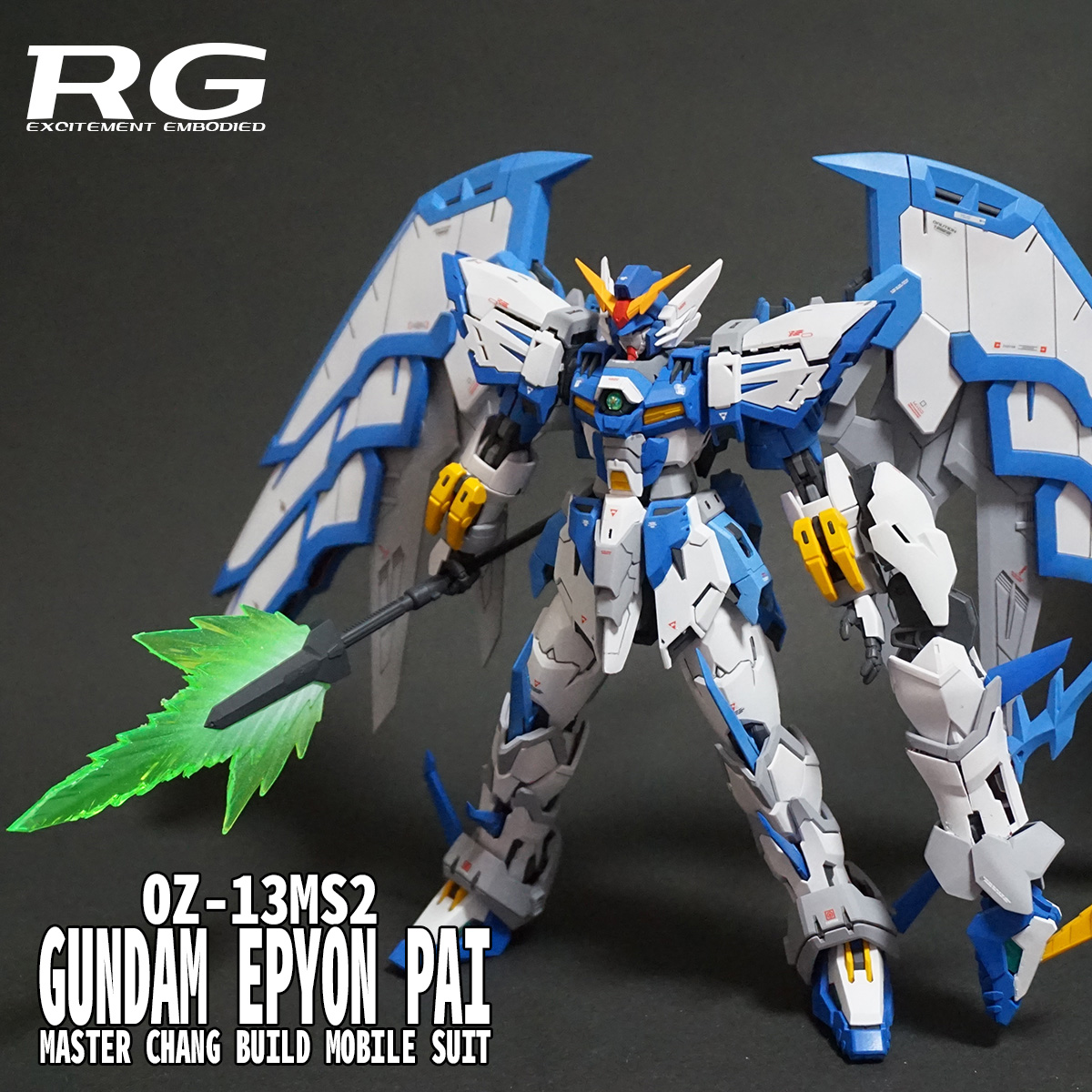 RG1/144エピオンガンダム、エピオンパイ風改造塗装作品 - プラモデル